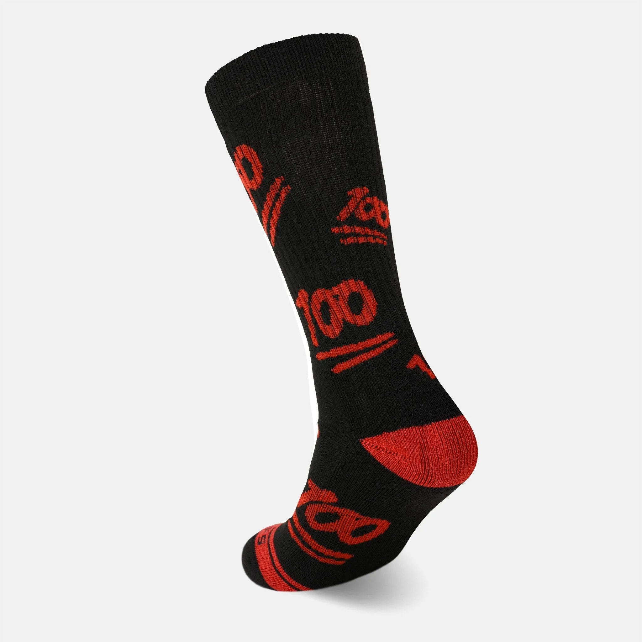 100 Emoji Black soft socks