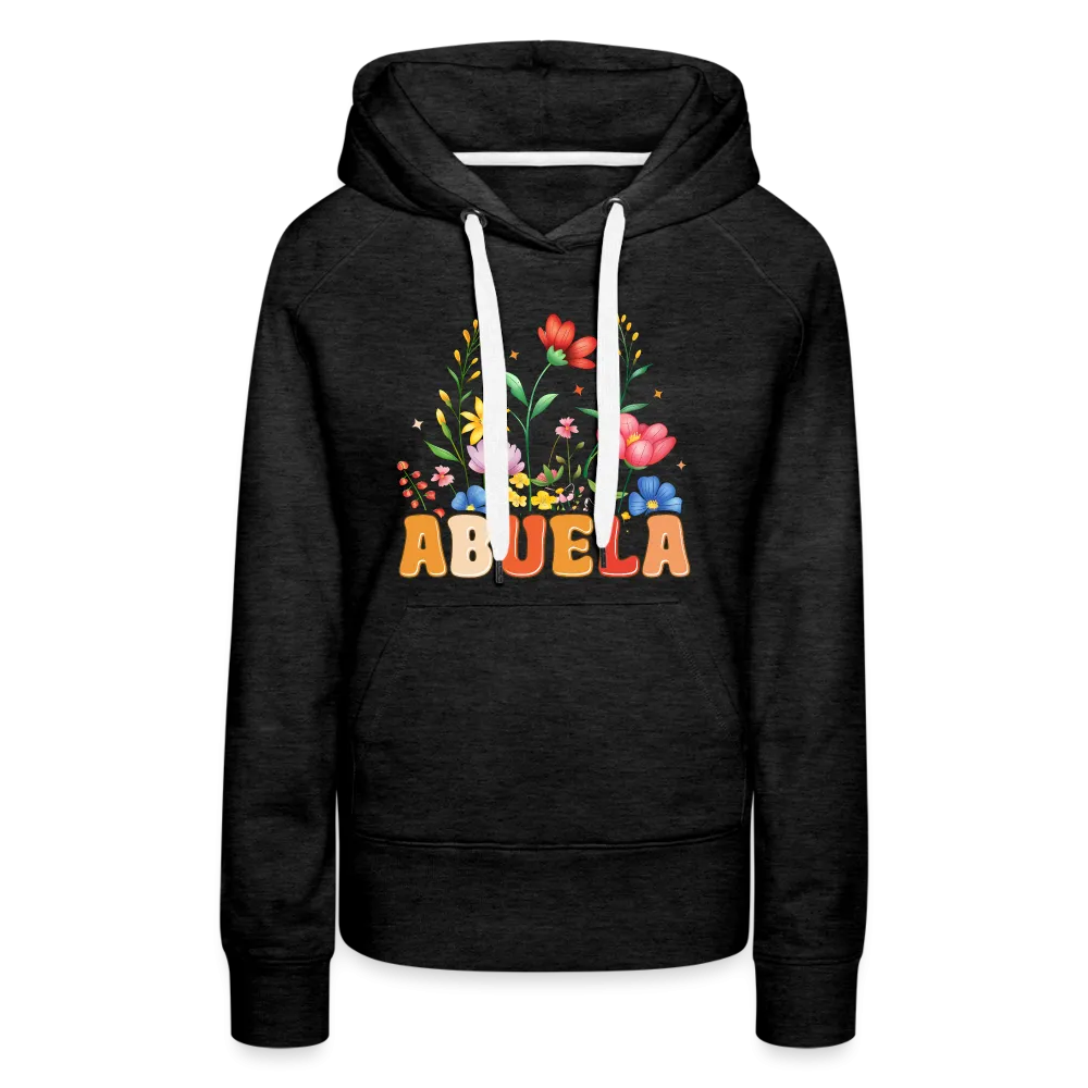 Abuela Women’s Premium Hoodie with Floral Design