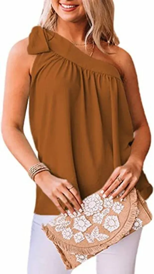 Asymmetric One-Shoulder Tops