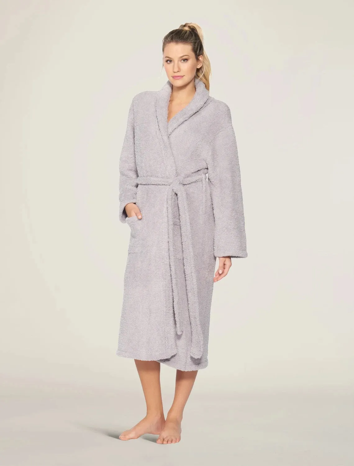 Barefoot Dreams - Cozychic Adult Robe in Dove Gray