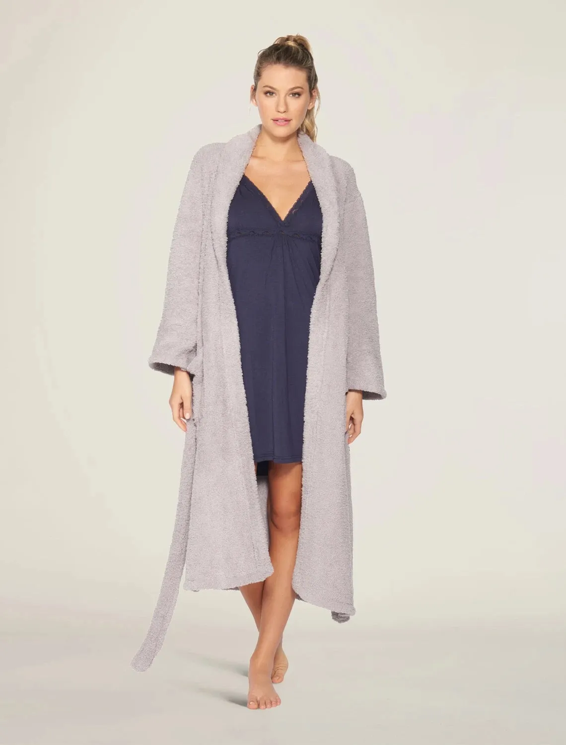 Barefoot Dreams - Cozychic Adult Robe in Dove Gray