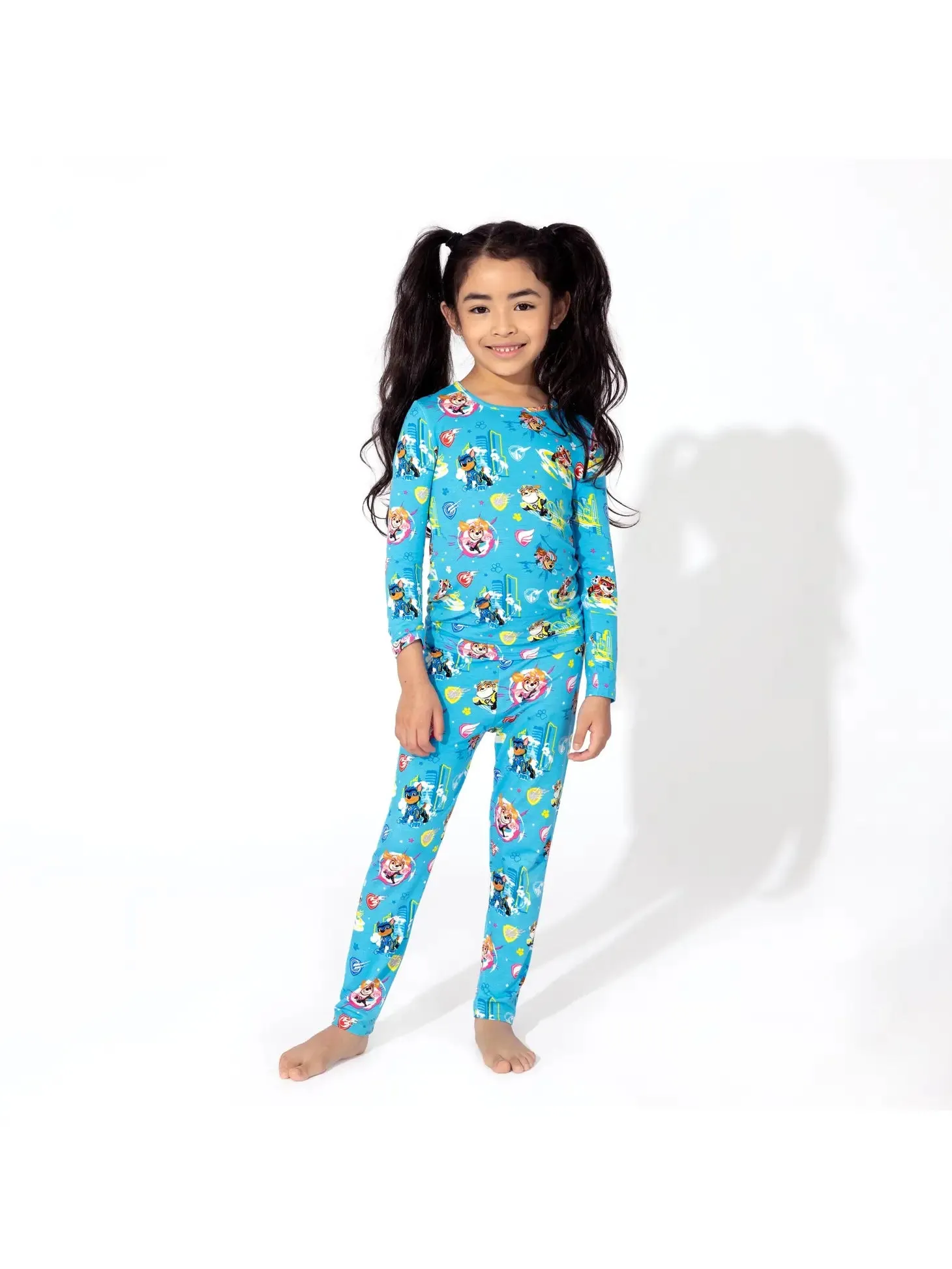 Bellabu Bear x Paw Patrol Mighty Movie - Mighty Pups Kids Bamboo Pajamas