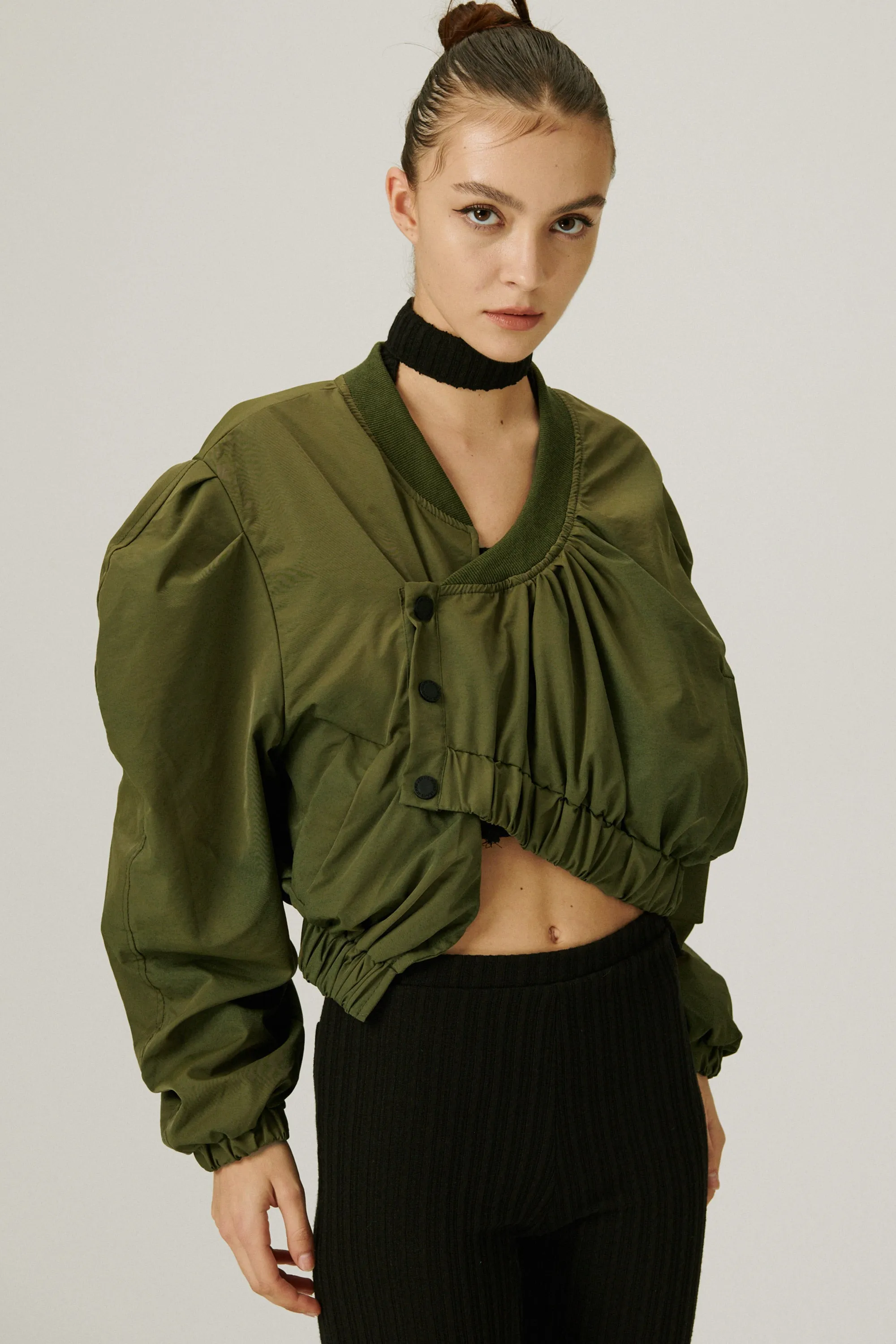 Birdie Asymmetric Crop Jacket