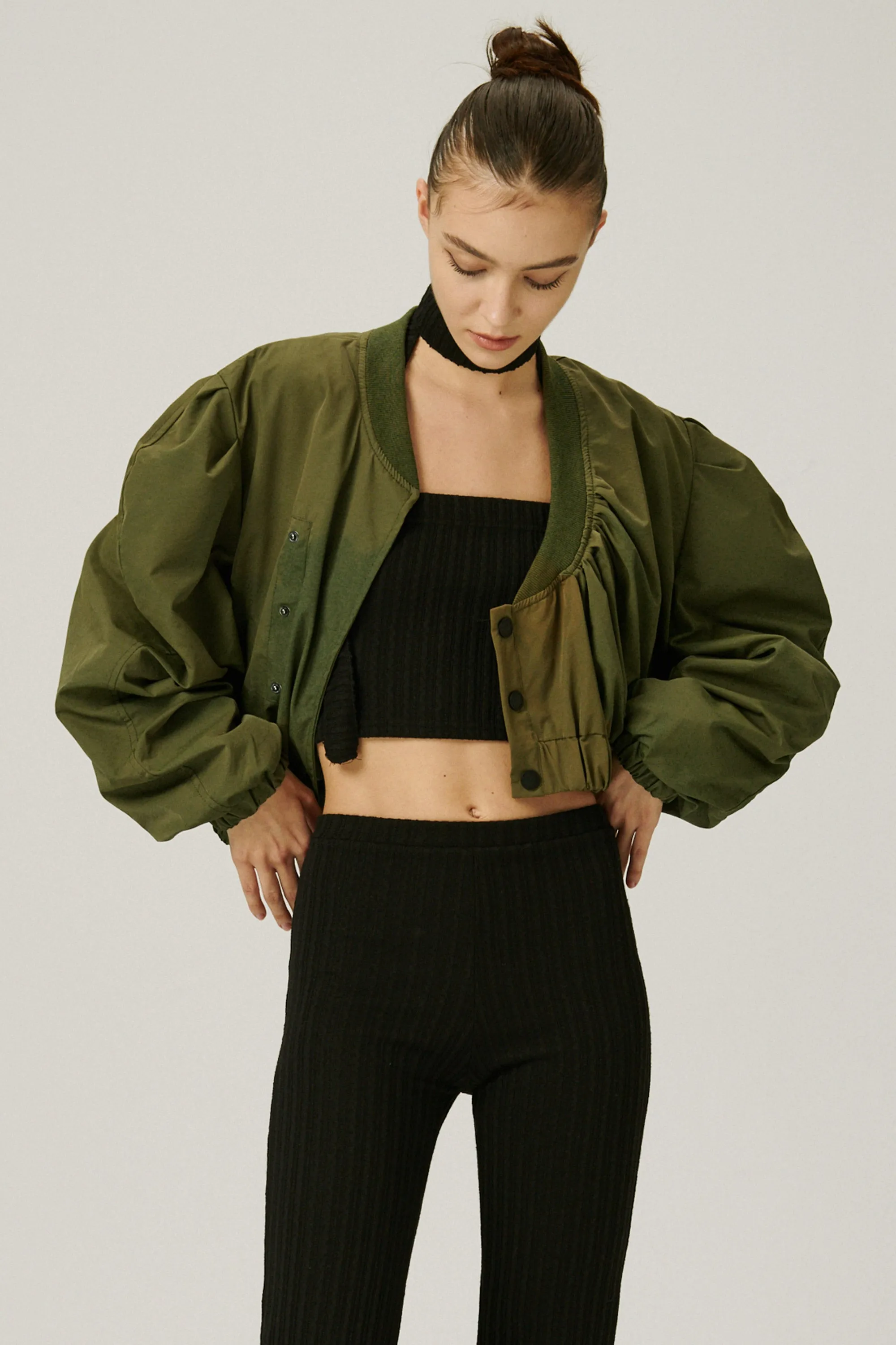 Birdie Asymmetric Crop Jacket