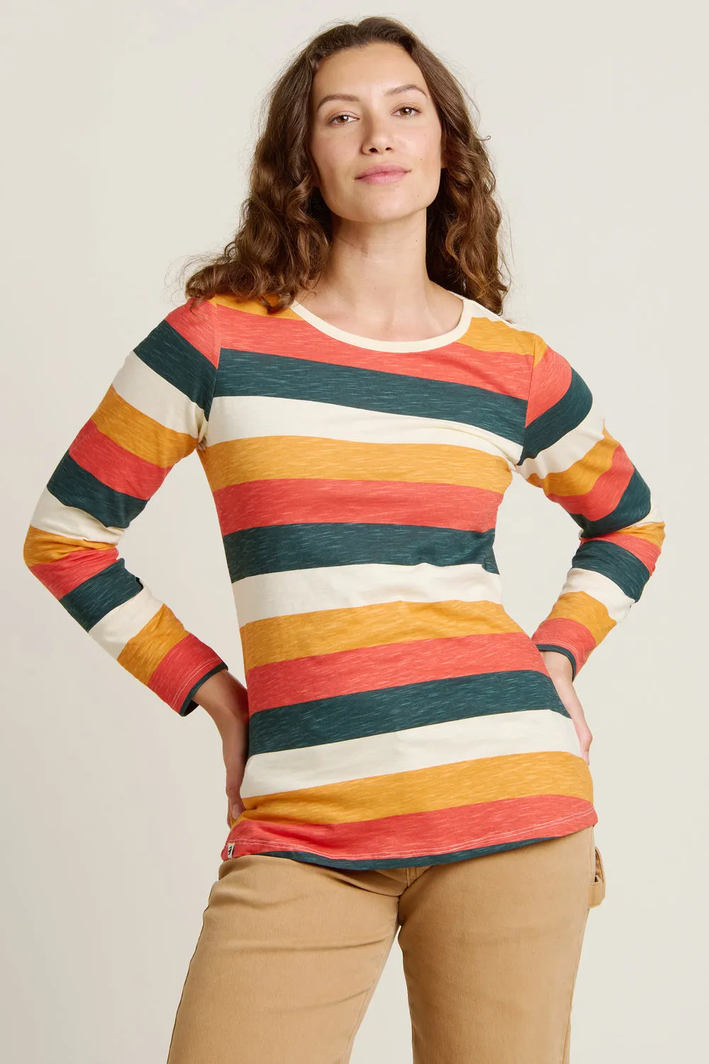 Brakeburn Stripe Long Sleeve Tee