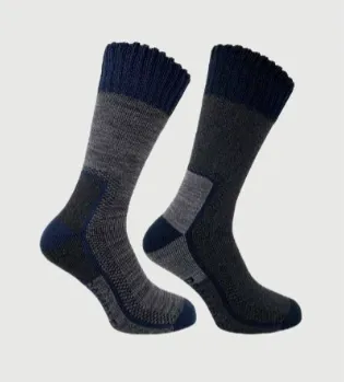 Bramble Weekend Rambler Sock Grey 2pk