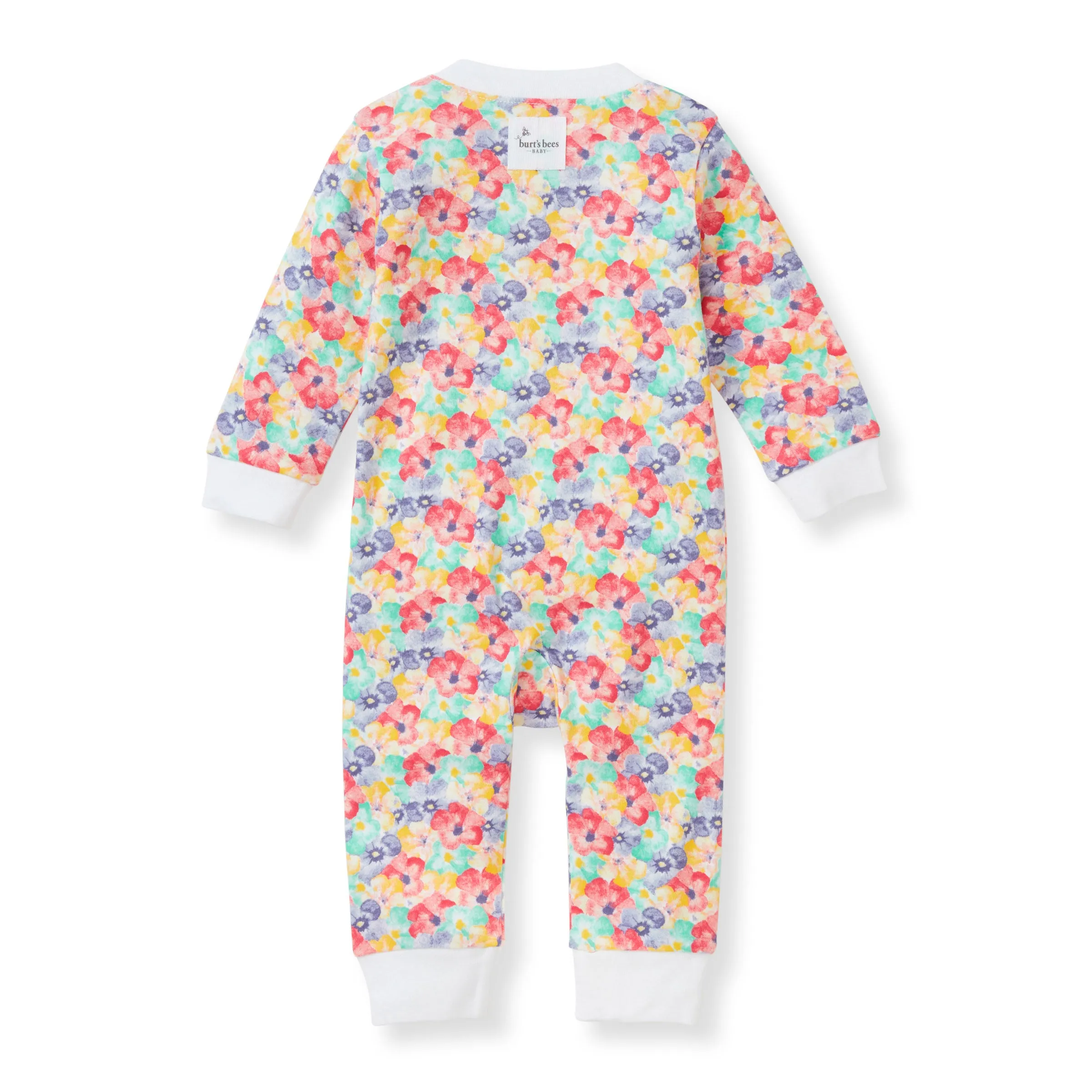 Burt's Bees Organic Baby One-Piece Footless Sleep & Play Mini Hibiscus