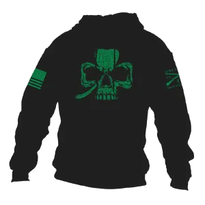 Clover Skull Hoodie - Black