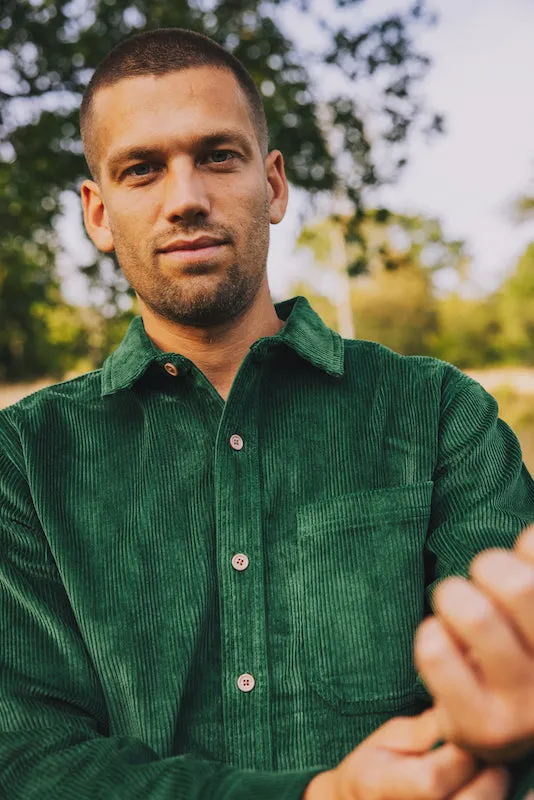 Cord Shirt - Alpine Green