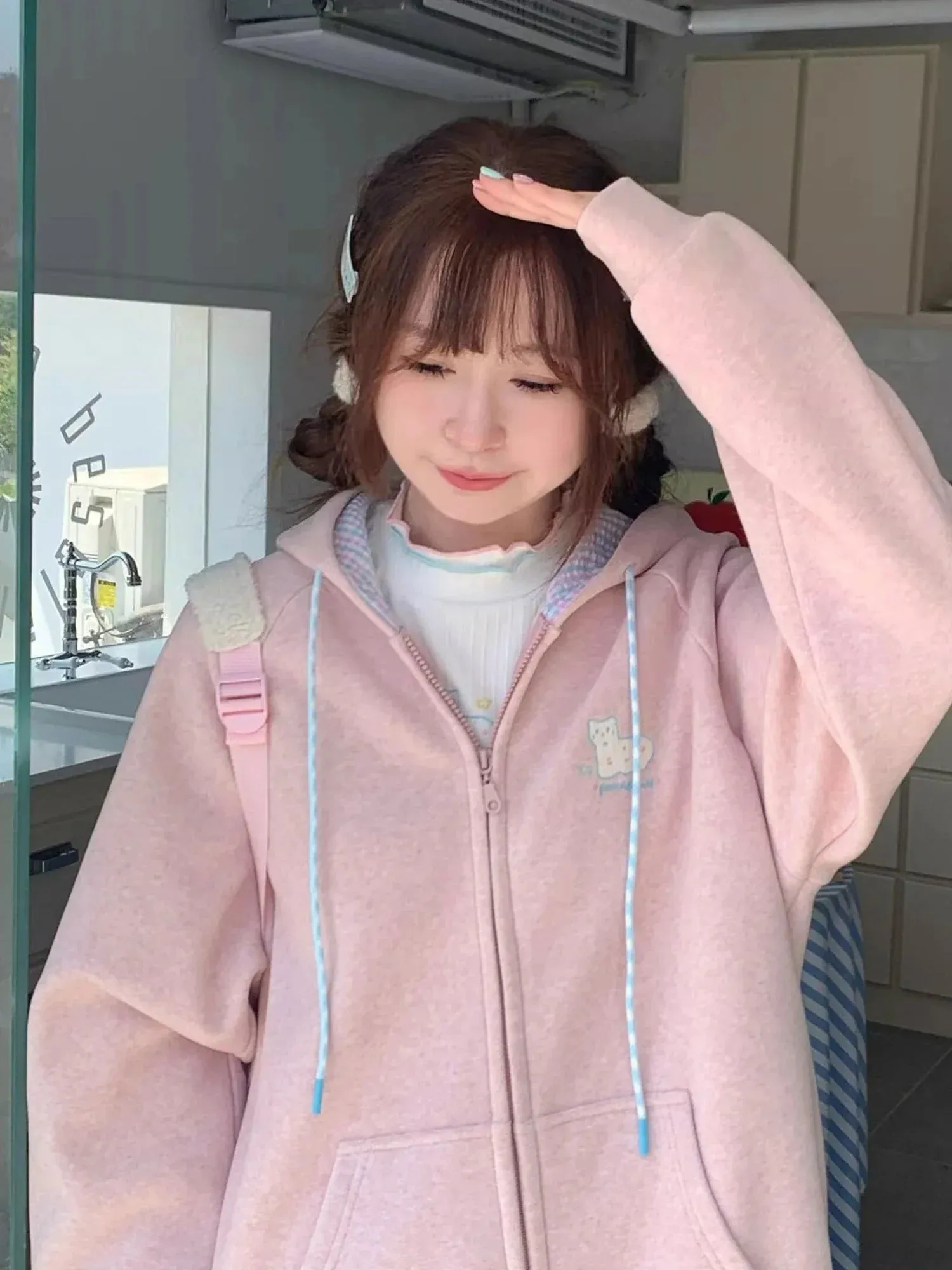 Cute as a Kitten Zip-Up Hoodie