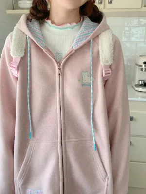 Cute as a Kitten Zip-Up Hoodie