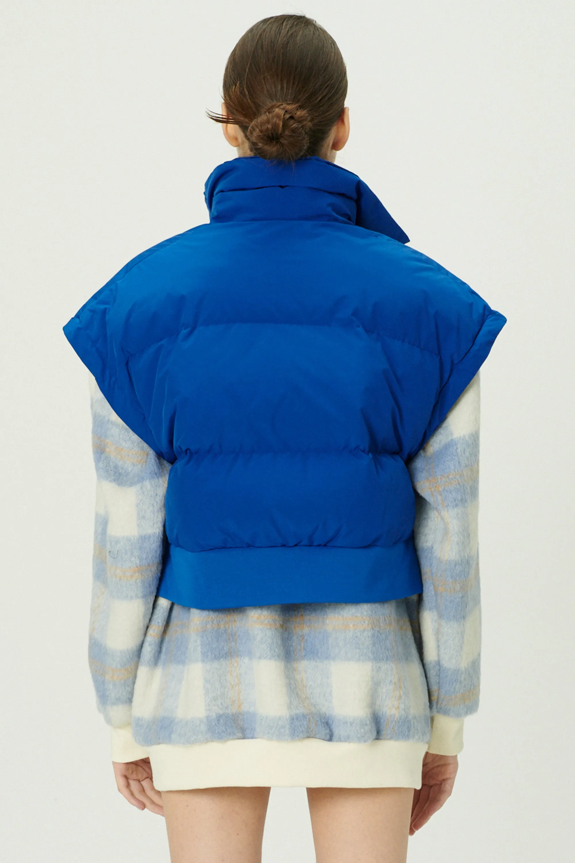 Cynlee Two-way Puffer Crop Jacket