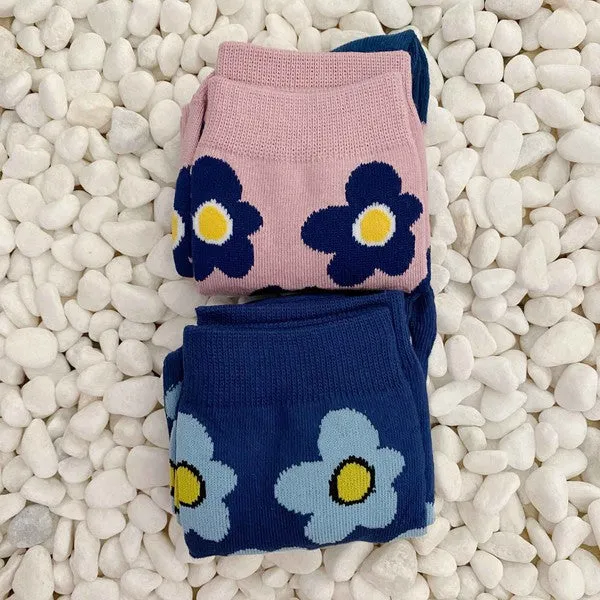 Daisy Socks Set Of 2 Pairs