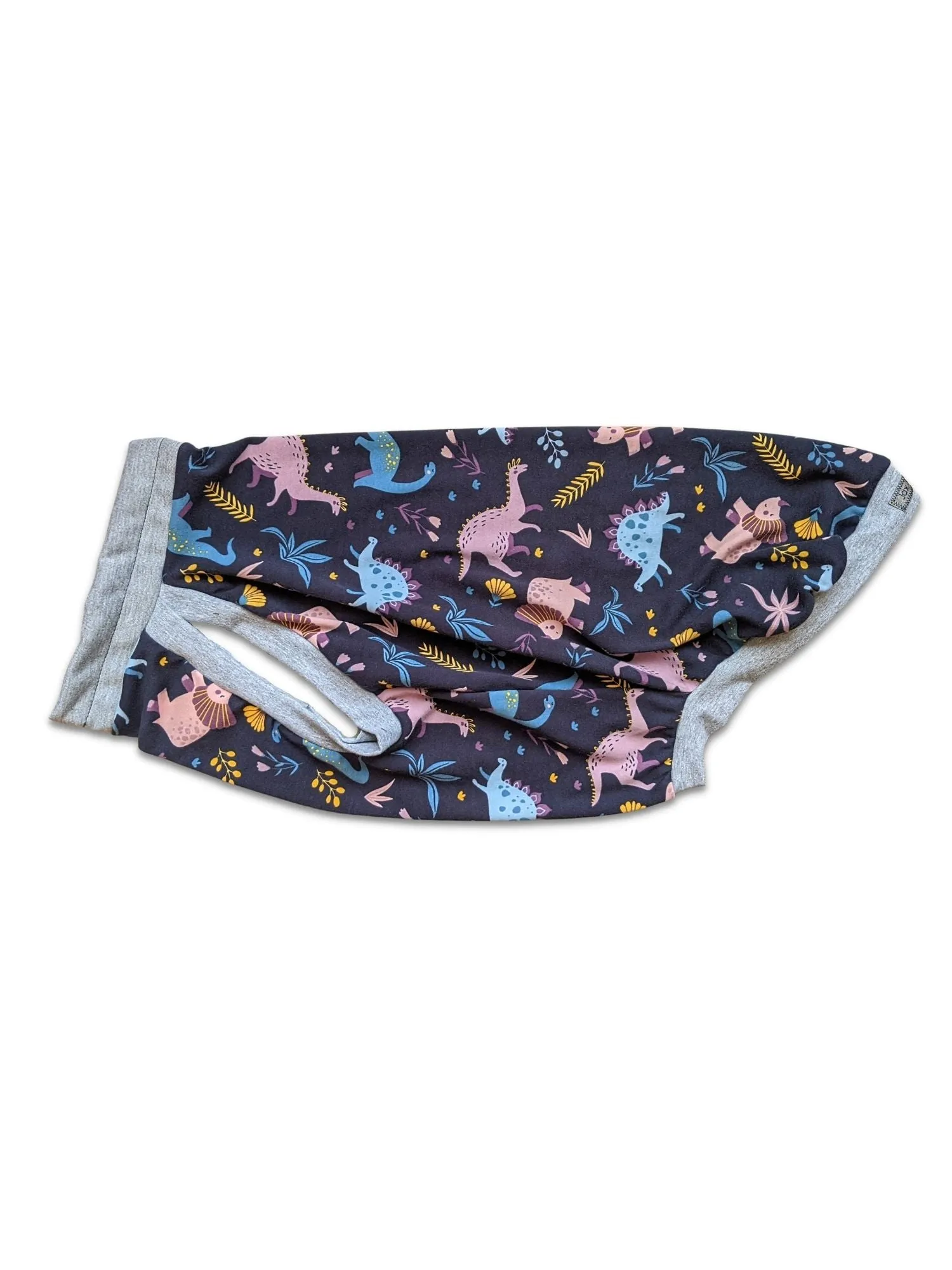 Dinos on Dark Blue Dog Pajamas