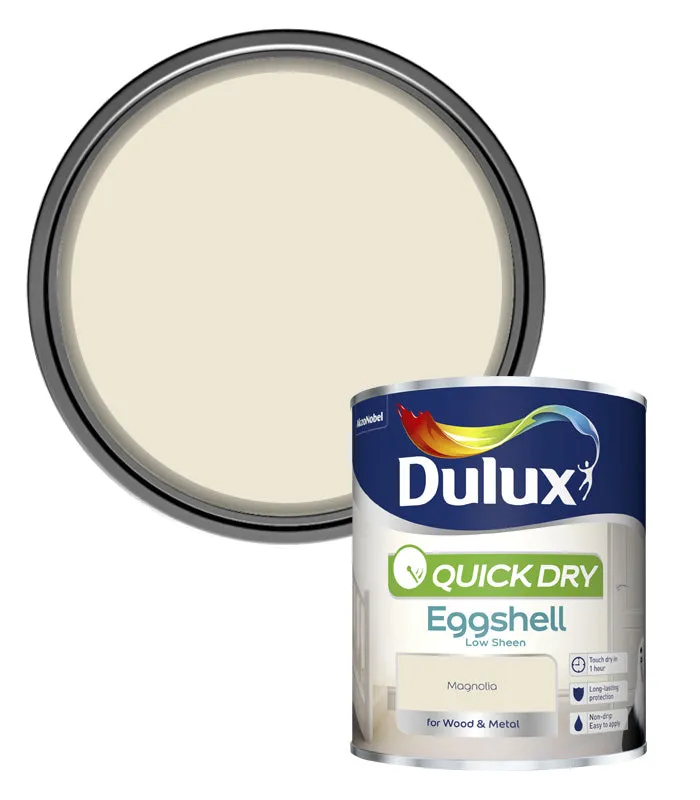 Dulux Quick Dry Eggshell Paint - 750ml