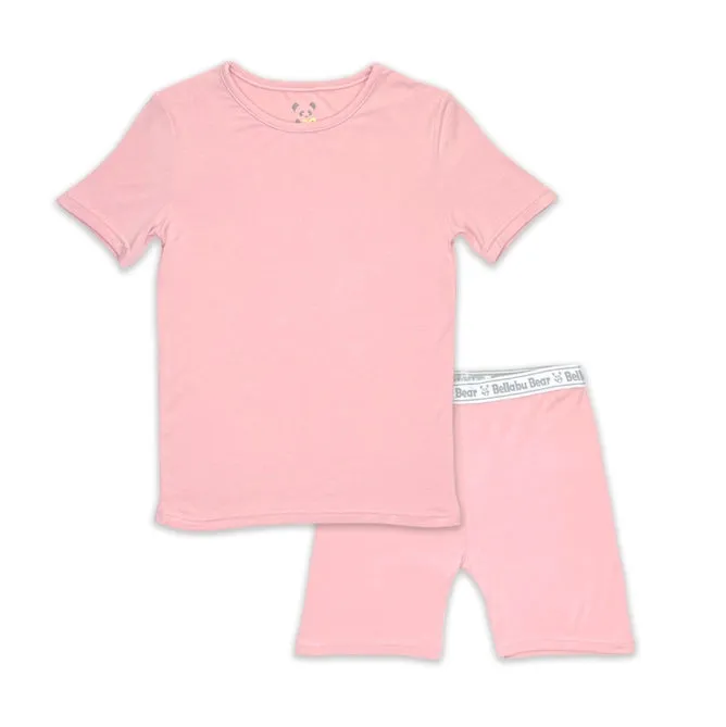 Dusty Rose Bamboo Shorts Pajamas