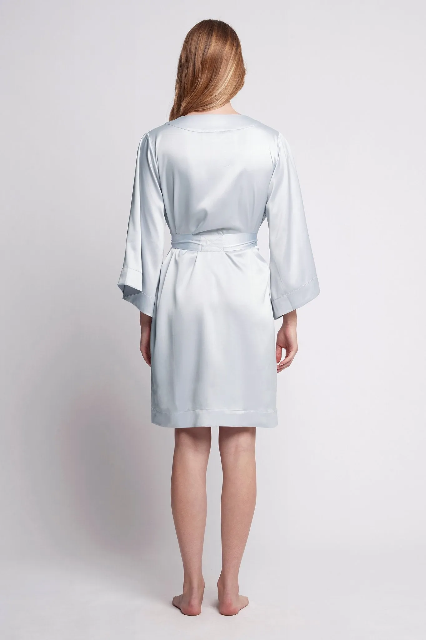 Eggshell Blue Jasmine Robe