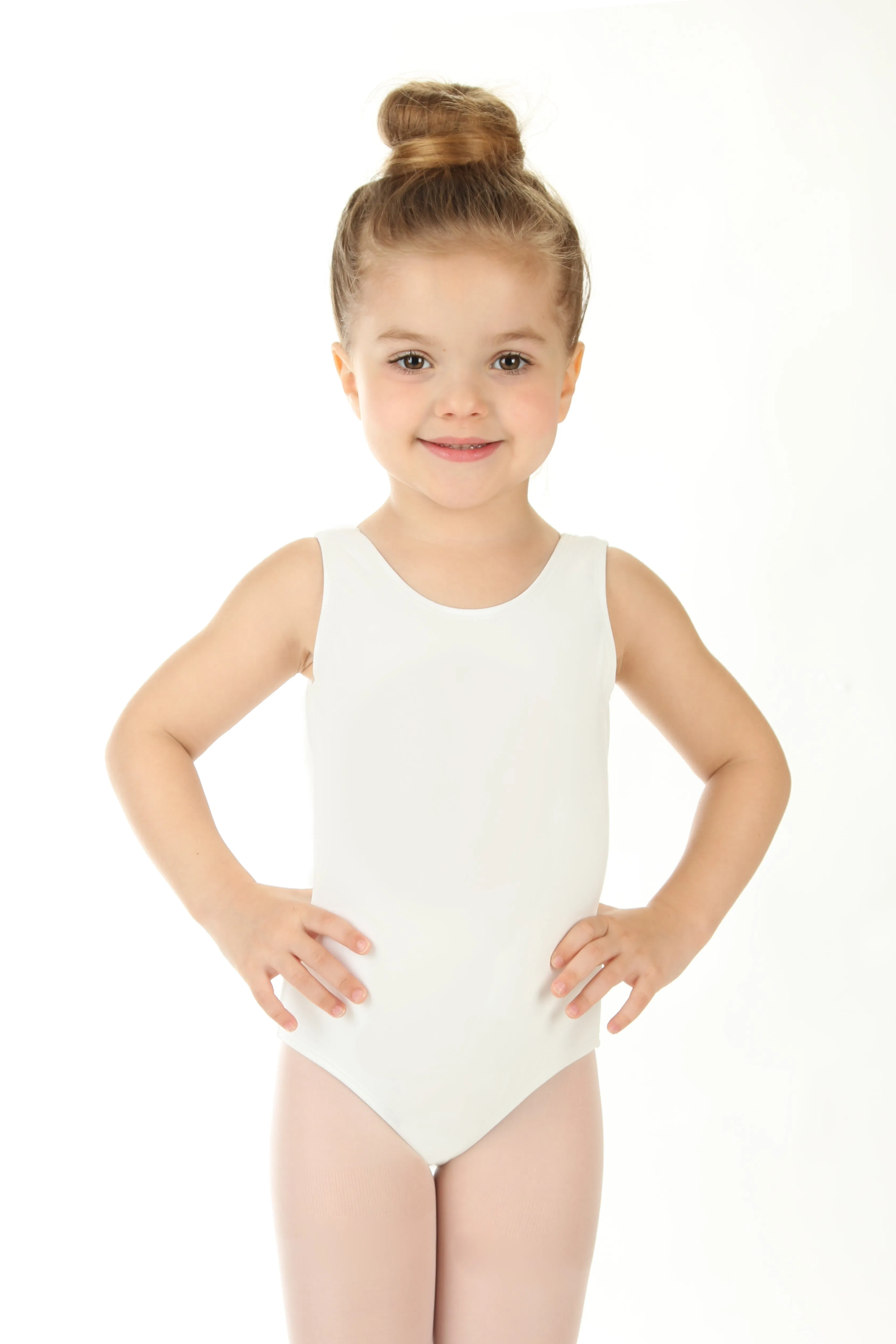 Elowel Kids Girls' Tank Leotard (Size 2-14 Years) Multiple Colors