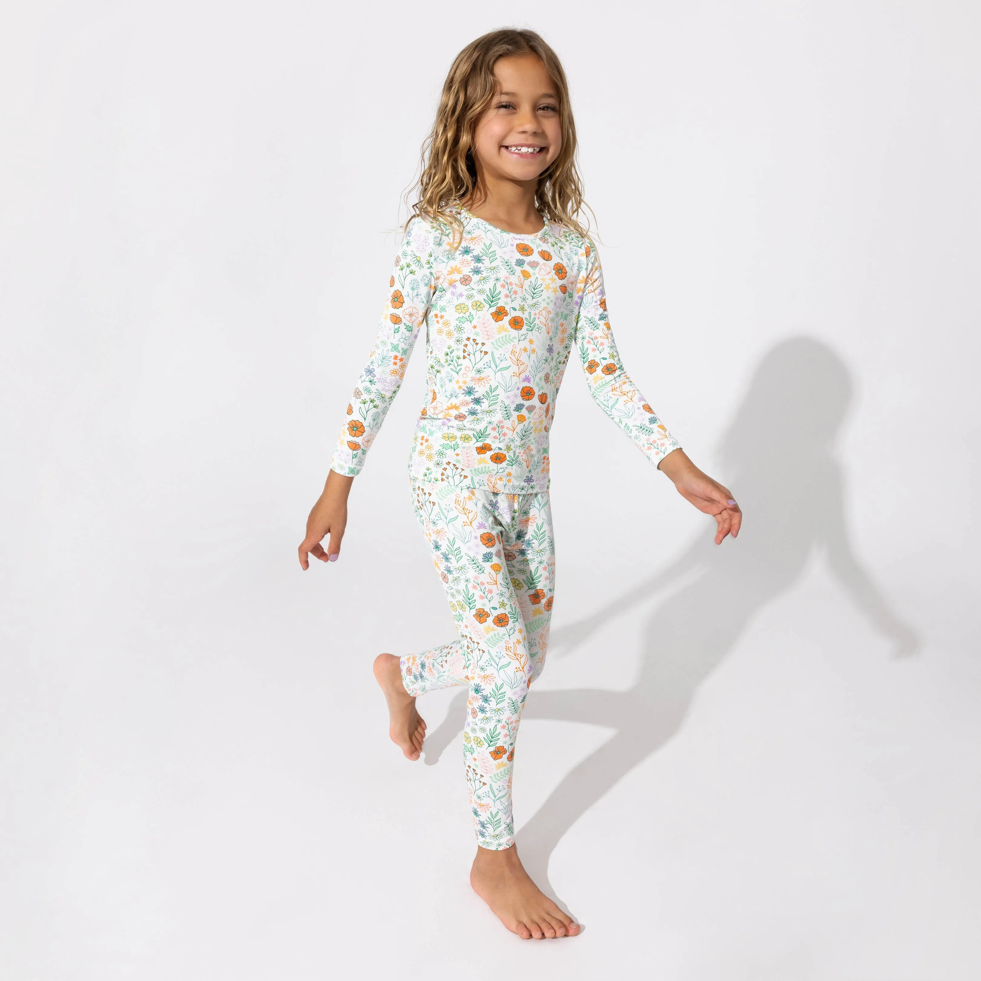 Flower Bliss Bundle - Bamboo Kids Pajamas