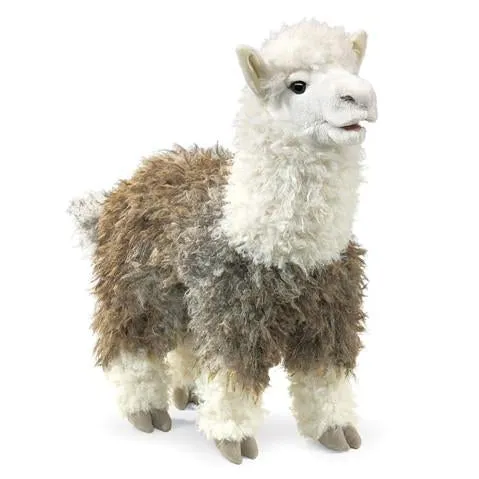 Folkmanis alpaca hand puppet