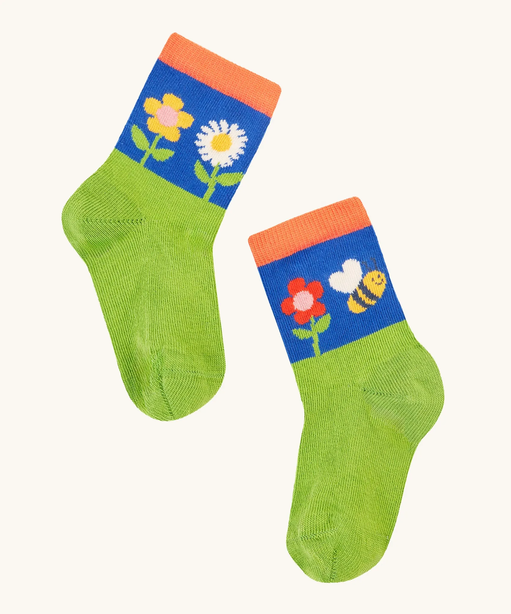 Frugi Little Socks 3 Pack - Retro Happy