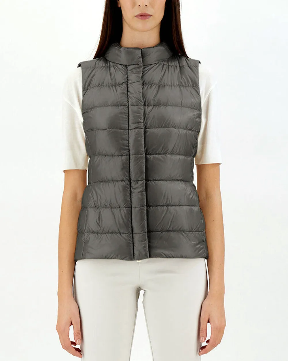 Grigio Perla Iconico Giulia Short Vest