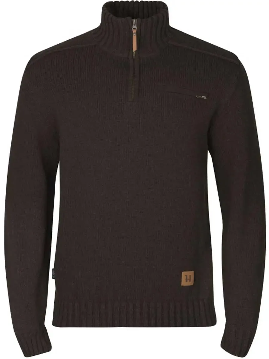 HARKILA Annaboda 2.0 HSP Pullover - Mens Windstopper - Demitasse Brown