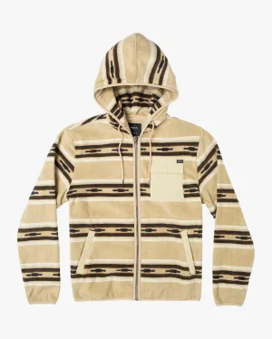 Hawthorne Zip-Up Hooded Fleece - Burlap