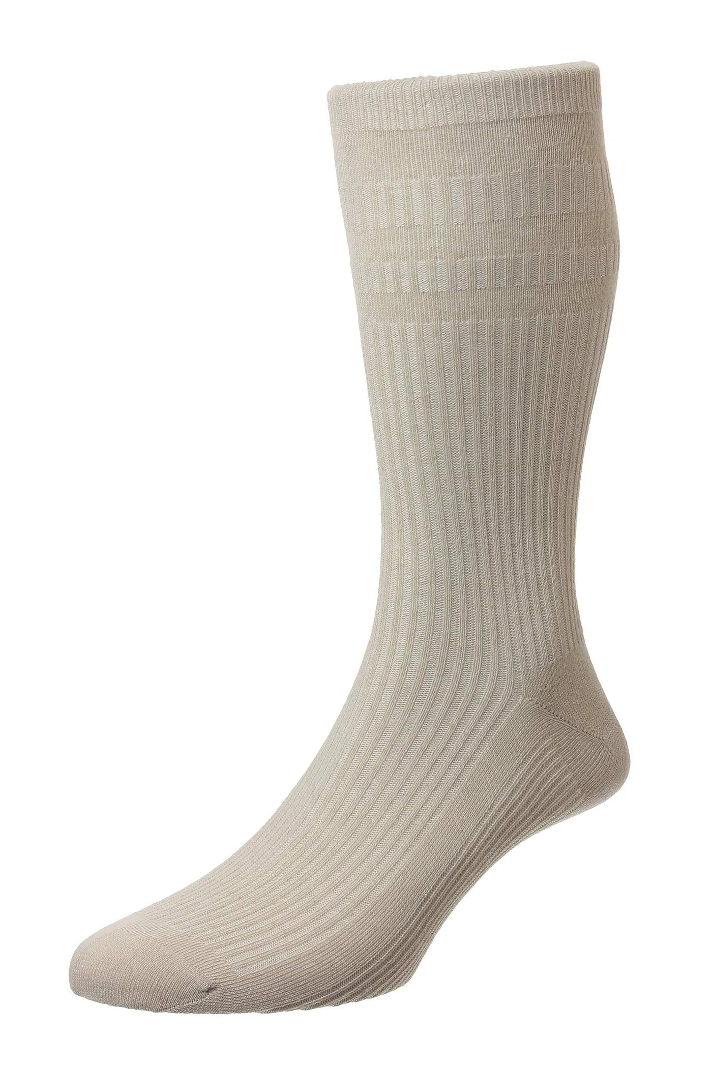 H.J. Hall Soft Top Beige Socks Beige