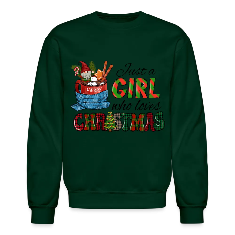 Just a Girl Who Loves Christmas Sweatshirt