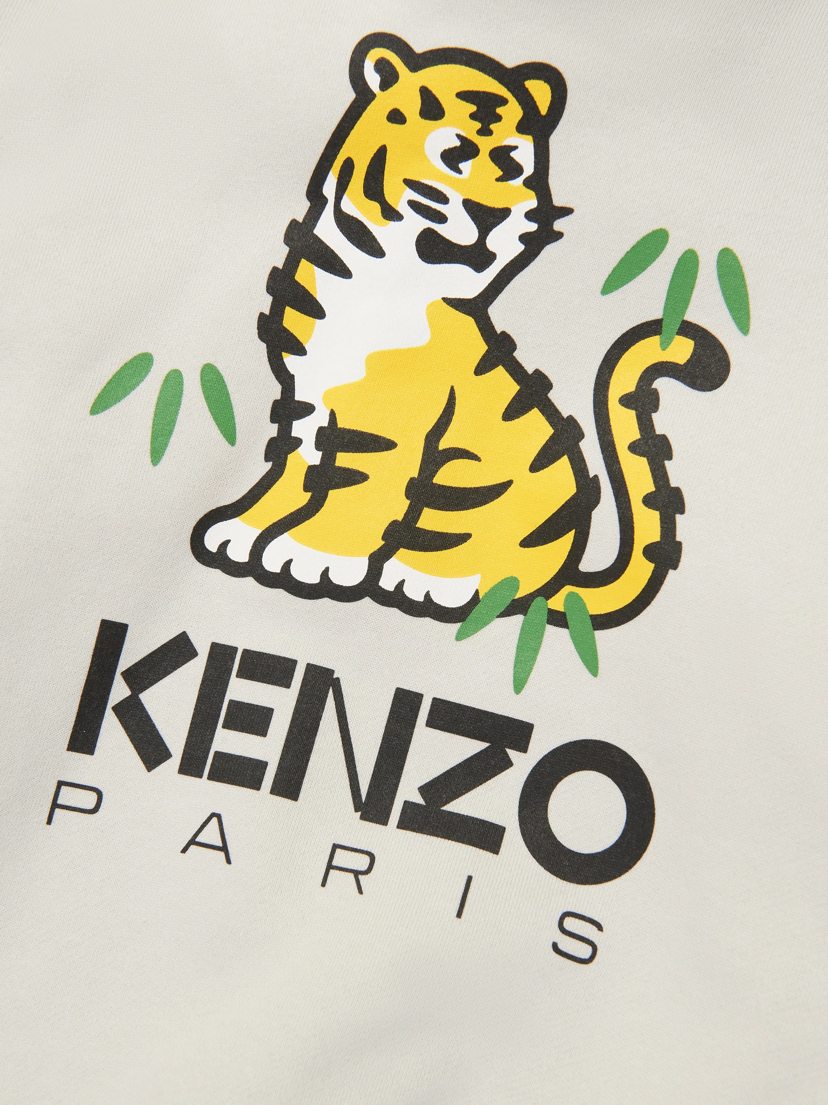 KENZO Boys Kotora Hoodie in Stone