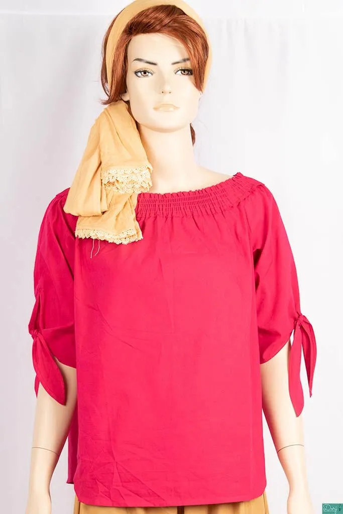 Ladies frilled neck Tops