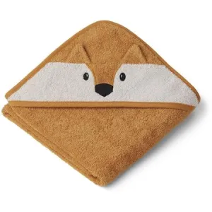 Liewood Albert Baby Towel in Fox Mustard