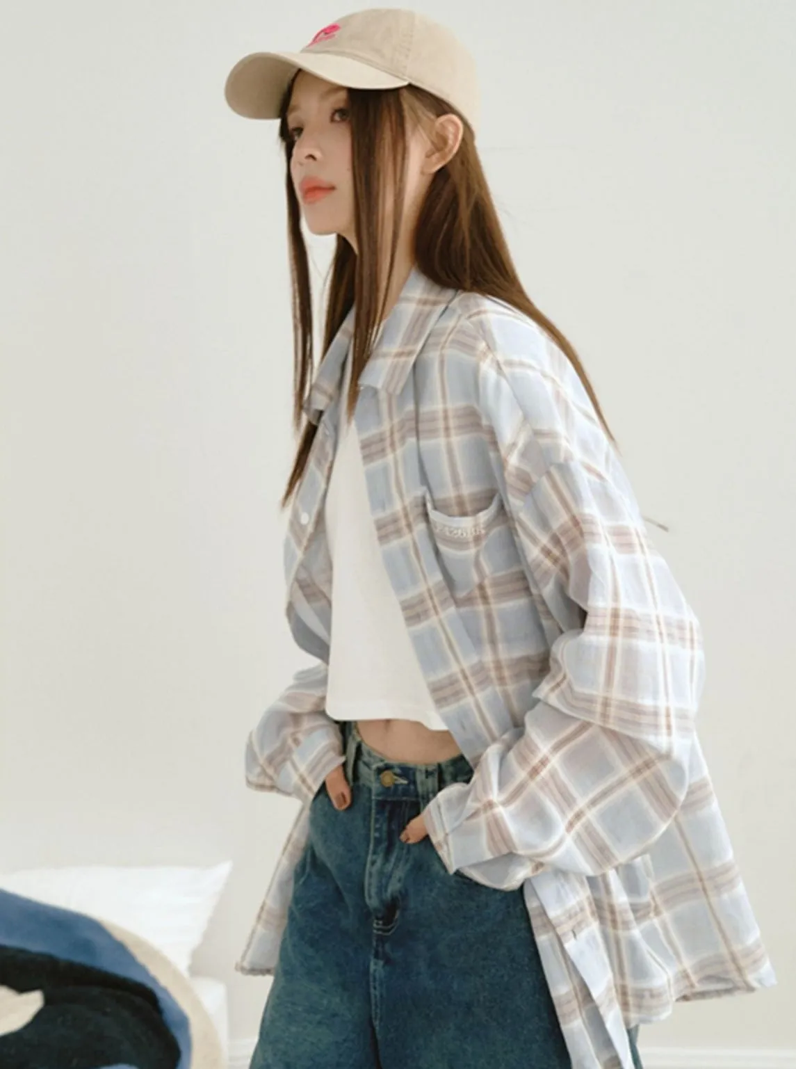 Light And Comfortable Plaid Shirt