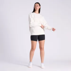 Lux Oversized Crew Chalk