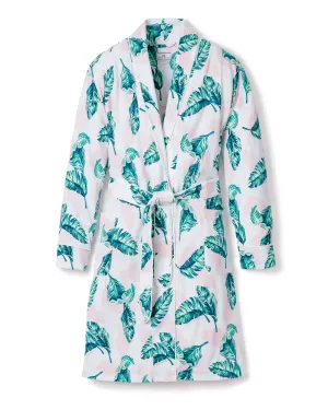 Luxe Pima Cotton St. Tropez Palms Robe