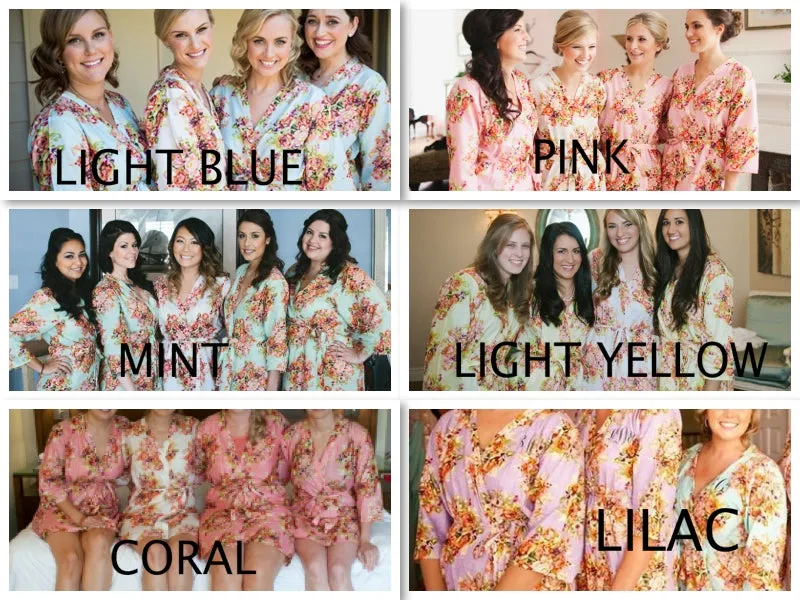 Magenta Bridesmaids Robes