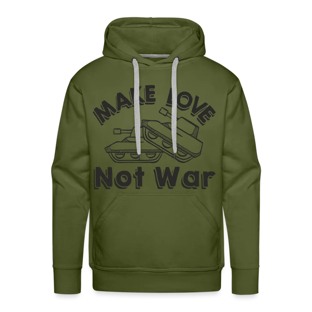 Make Love Not War Men’s Premium Hoodie