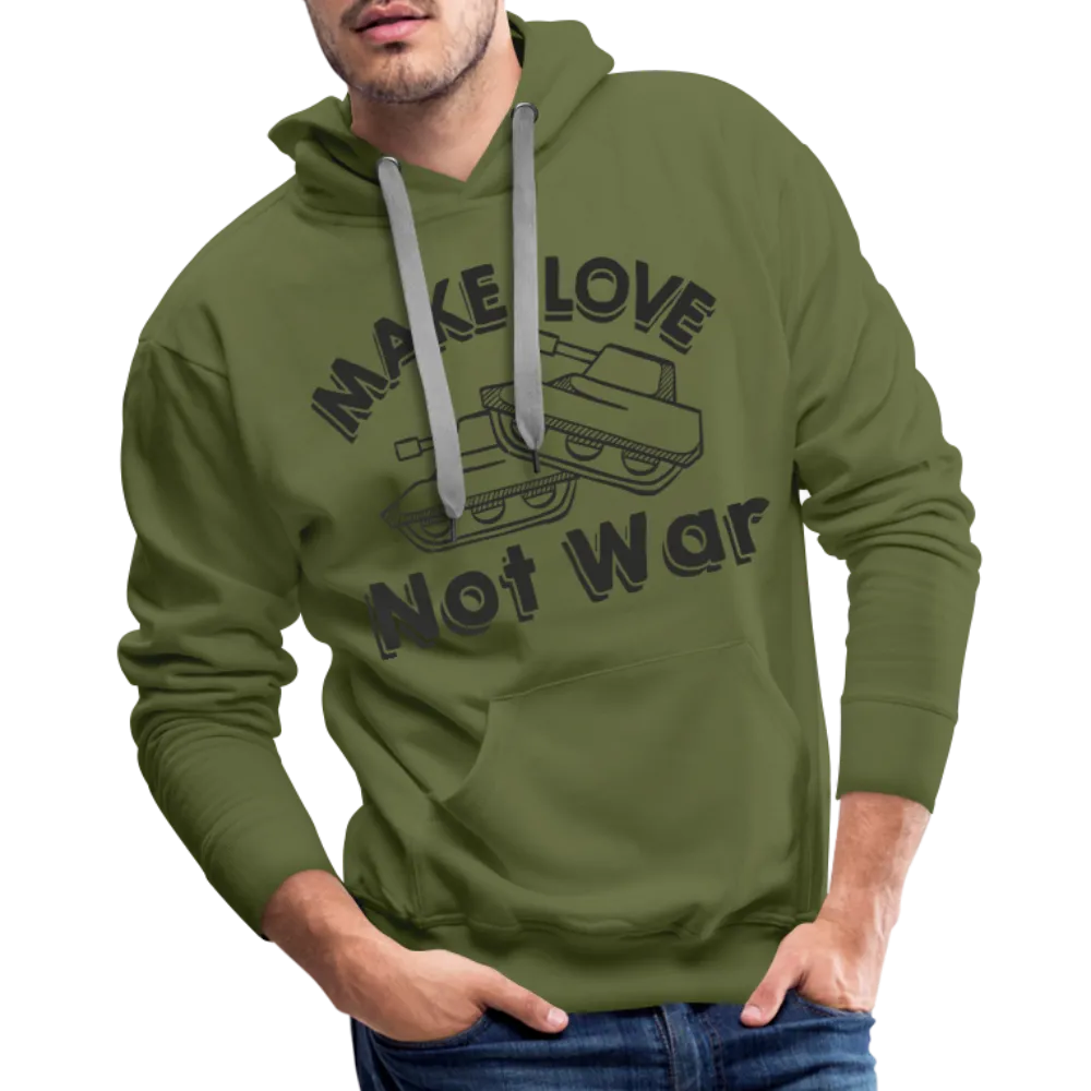 Make Love Not War Men’s Premium Hoodie