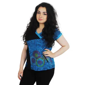 Mandala Pattern V-Neck