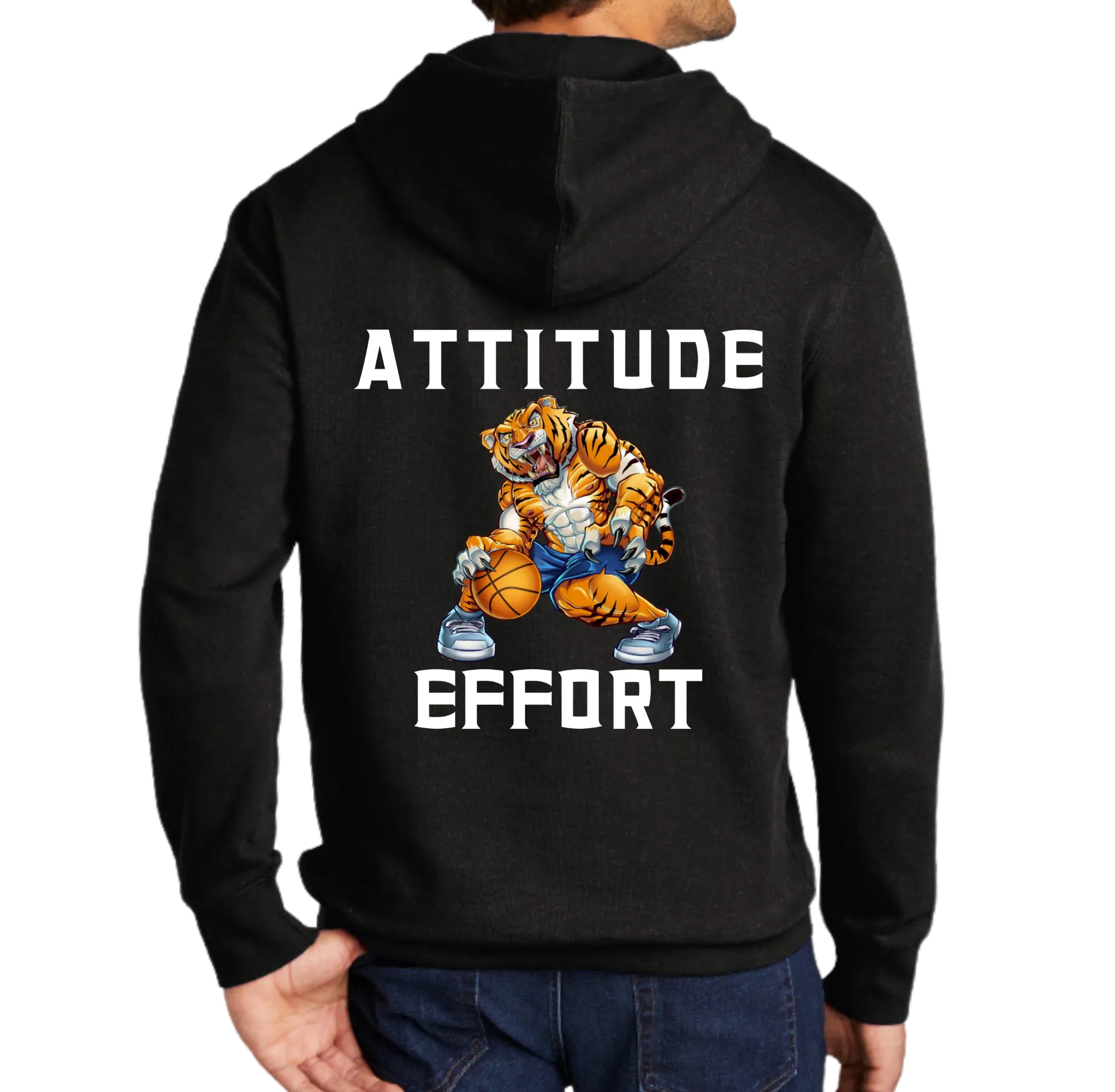 Marana Basketball Attitude Effort Unisex District V.I.T. Super Soft Hoodie