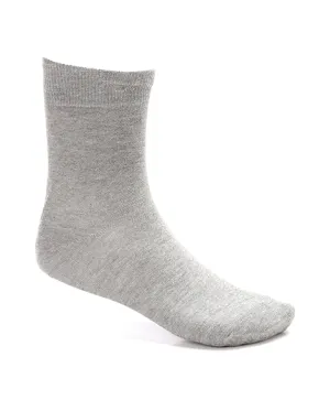 Men's Soft and Cozy Classic Socks - Perfect For Everyday Wear - Grey