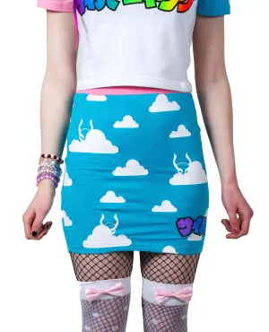 MINI SKIRT CLOUD PL-AI