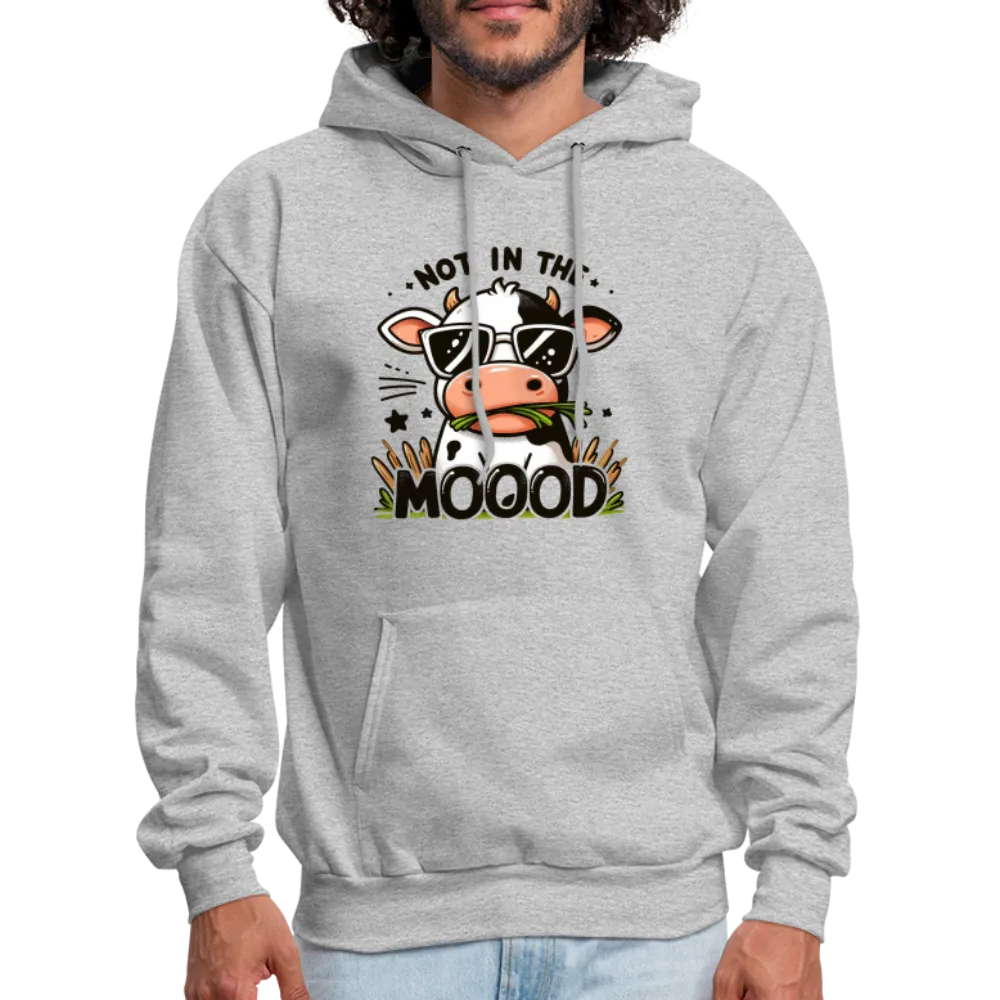 Not In The Mood Hoodie (Funny Cute Cow Design)