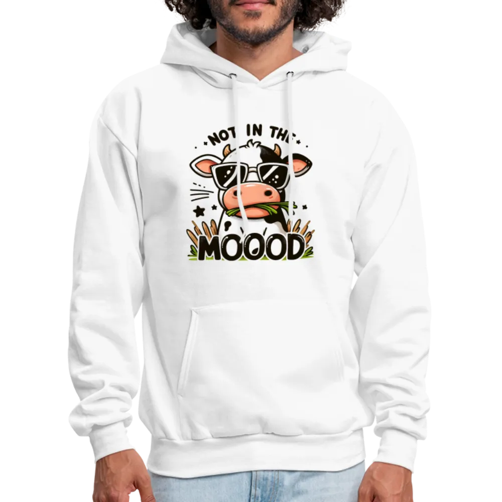 Not In The Mood Hoodie (Funny Cute Cow Design)