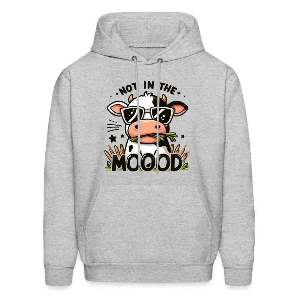 Not In The Mood Hoodie (Funny Cute Cow Design)