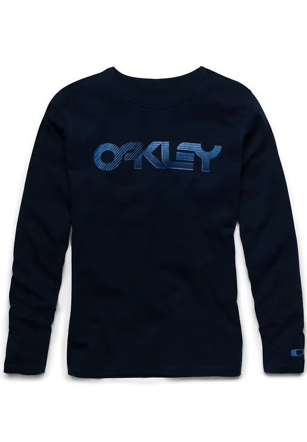 Oakley Long Sleeve Current Edition - Navy Blue