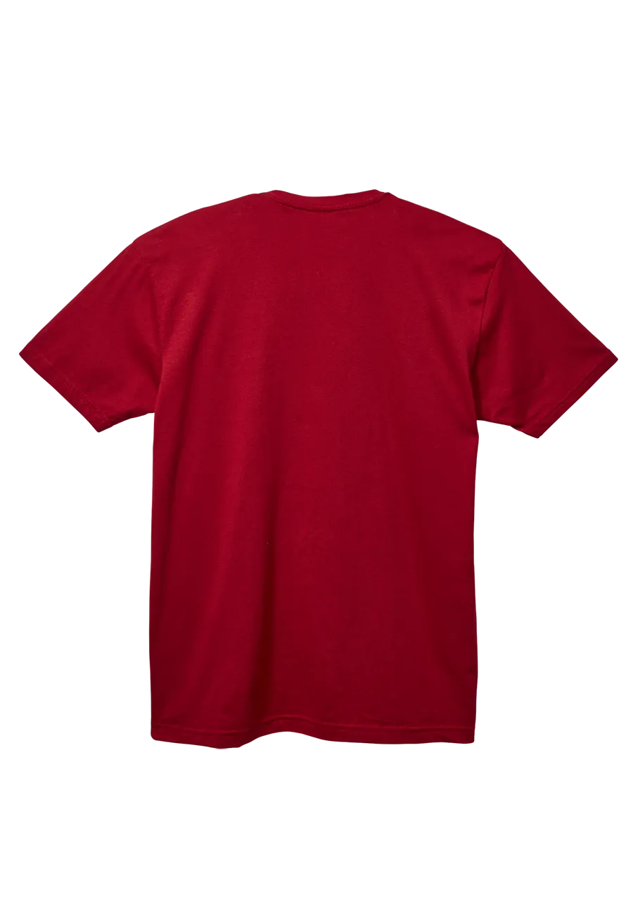 OG Script Eco-Repreve® T-Shirt - Cardinal / White