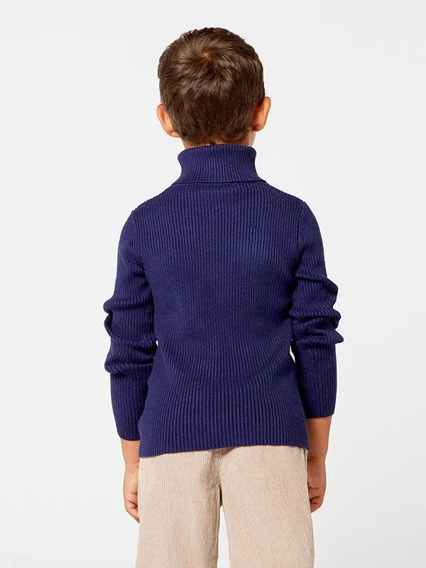 One Friday Navy Blue Turtleneck Warmer