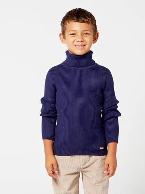 One Friday Navy Blue Turtleneck Warmer